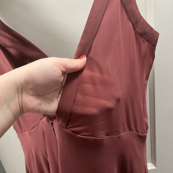 Sorella Vita Bridesmaid Dress Sangria - Picture 5 of 6